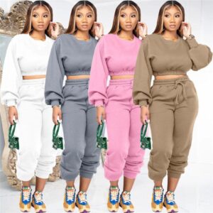 Ladies 2piece sweater pant